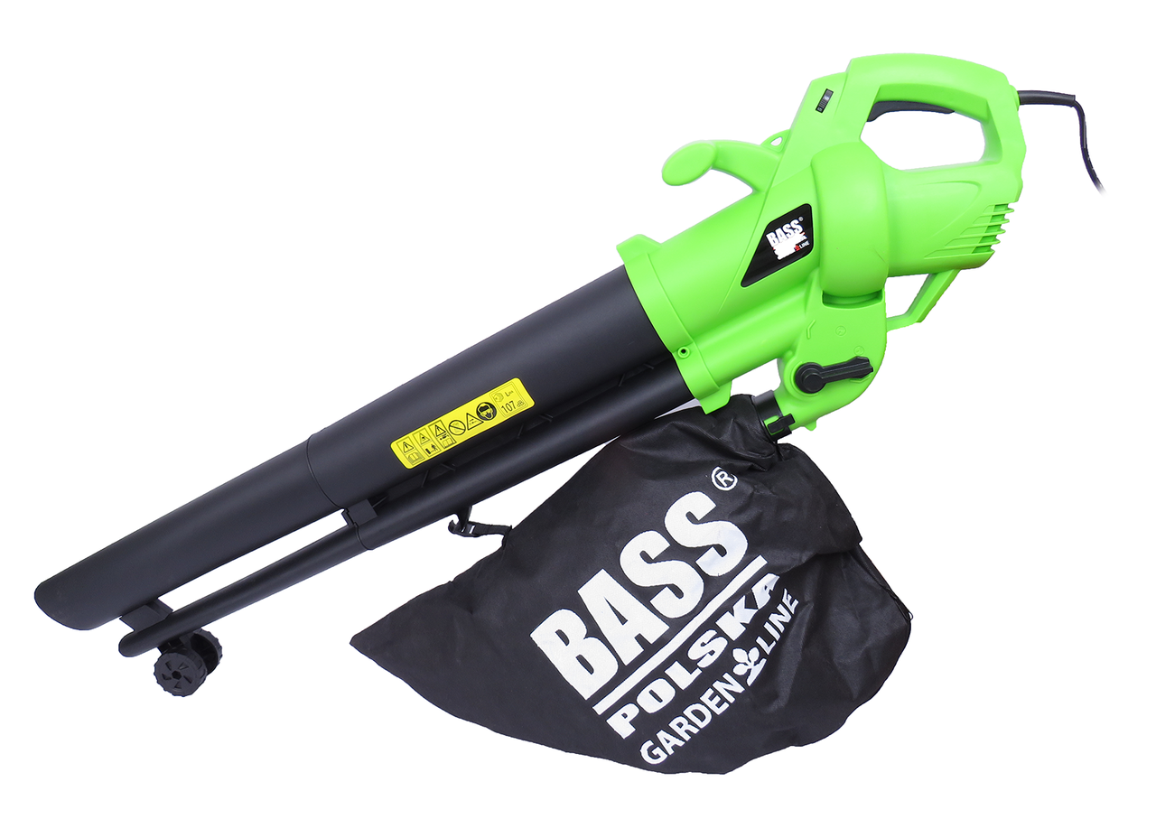 Пилосос садовий з повітродувкою Bass Polska 3700 Вт з мішком 40 л Зелений