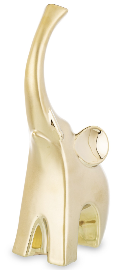 Статуетка декоративна керамічна ART-POL Слон Золотий (163808)