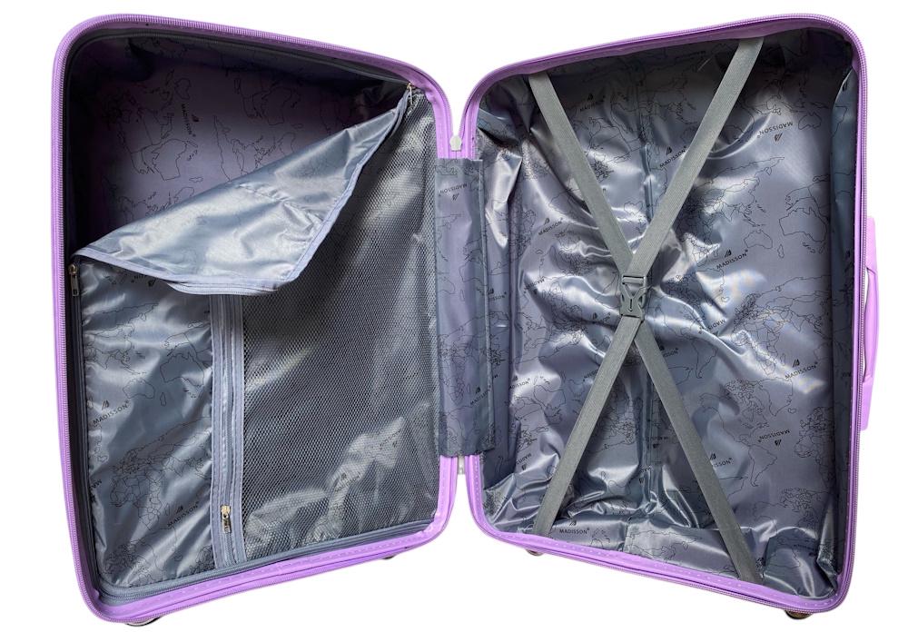 Чемодан средний Madisson Snowball 51103 полипропилен M Фиолетовый - фото 7 Чемодан средний Madisson Snowball 51103 полипропилен M Фиолетовый - фото 7
