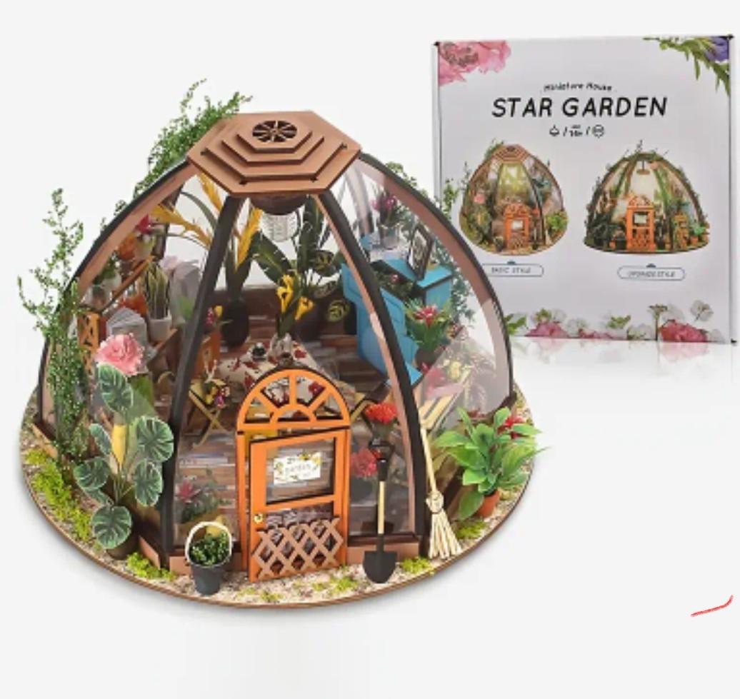 Конструктор румбокс Star Garden Зірковий квітковий будинок Оранжерея (2509115581) - фото 6