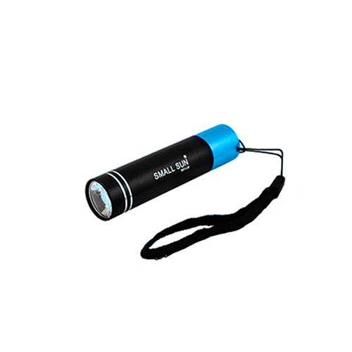 Фонарь ручной Small Sun B51 LM 84 мм 1xAA с ремешком LED Черно-синий