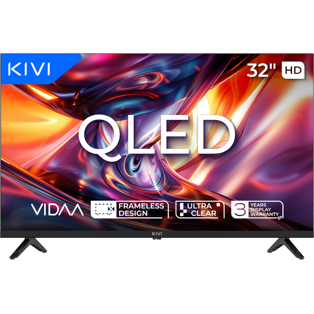Телевизор Kivi 32H9000HB 32" QLED HD VIDAA LAN Wi-Fi Black Телевизор Kivi 32H9000HB 32" QLED HD VIDAA LAN Wi-Fi Black
