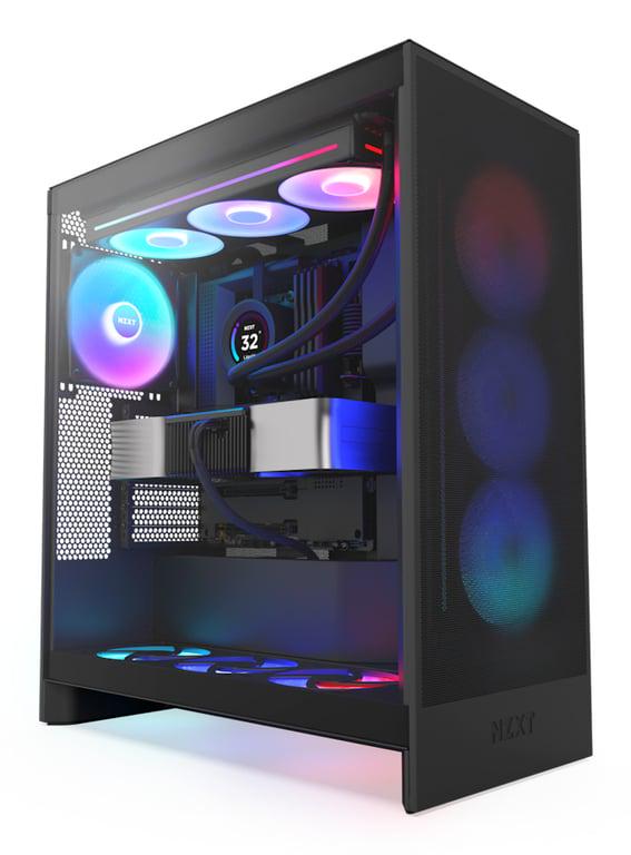 Корпус NZXT H7 Flow RGB Чорний (CM-H72FB-R1)
