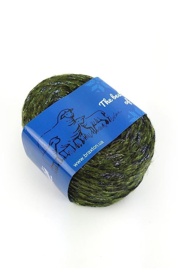 Пряжа Braxton Glow Зеленый (80050)