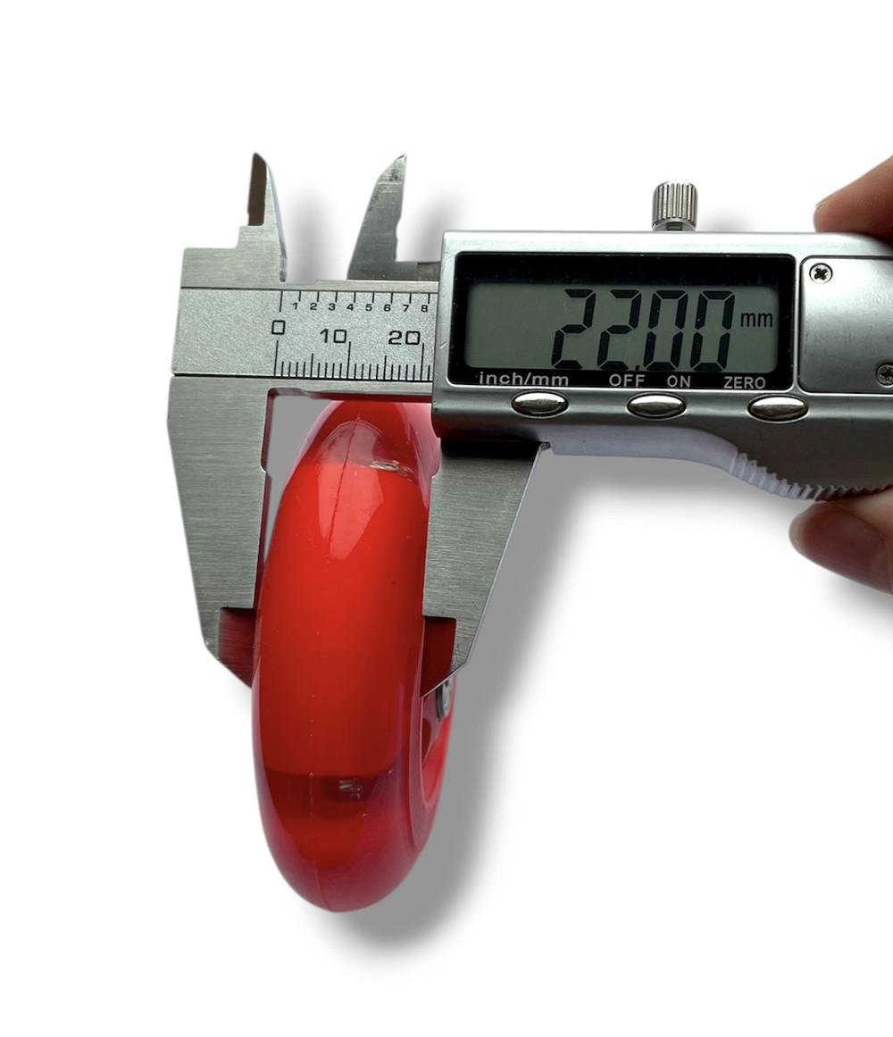 Колесо для самоката/роликів 80 мм підшипники ABES-7 Червоний (7206r) - фото 5 Колесо для самоката/роликів 80 мм підшипники ABES-7 Червоний (7206r) - фото 5