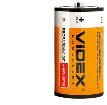 Батарейка щелочная Videx D/R20 (000013594) Батарейка щелочная Videx D/R20 (000013594)