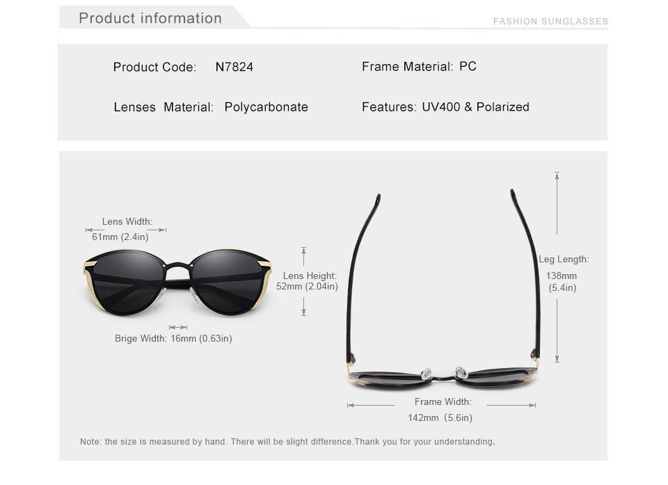 Женские солнцезащитные очки KINGSEVEN DESIGN N7824 Кошачий глаз с поляризованными линзами Синий - фото 5 Женские солнцезащитные очки KINGSEVEN DESIGN N7824 Кошачий глаз с поляризованными линзами Синий - фото 5