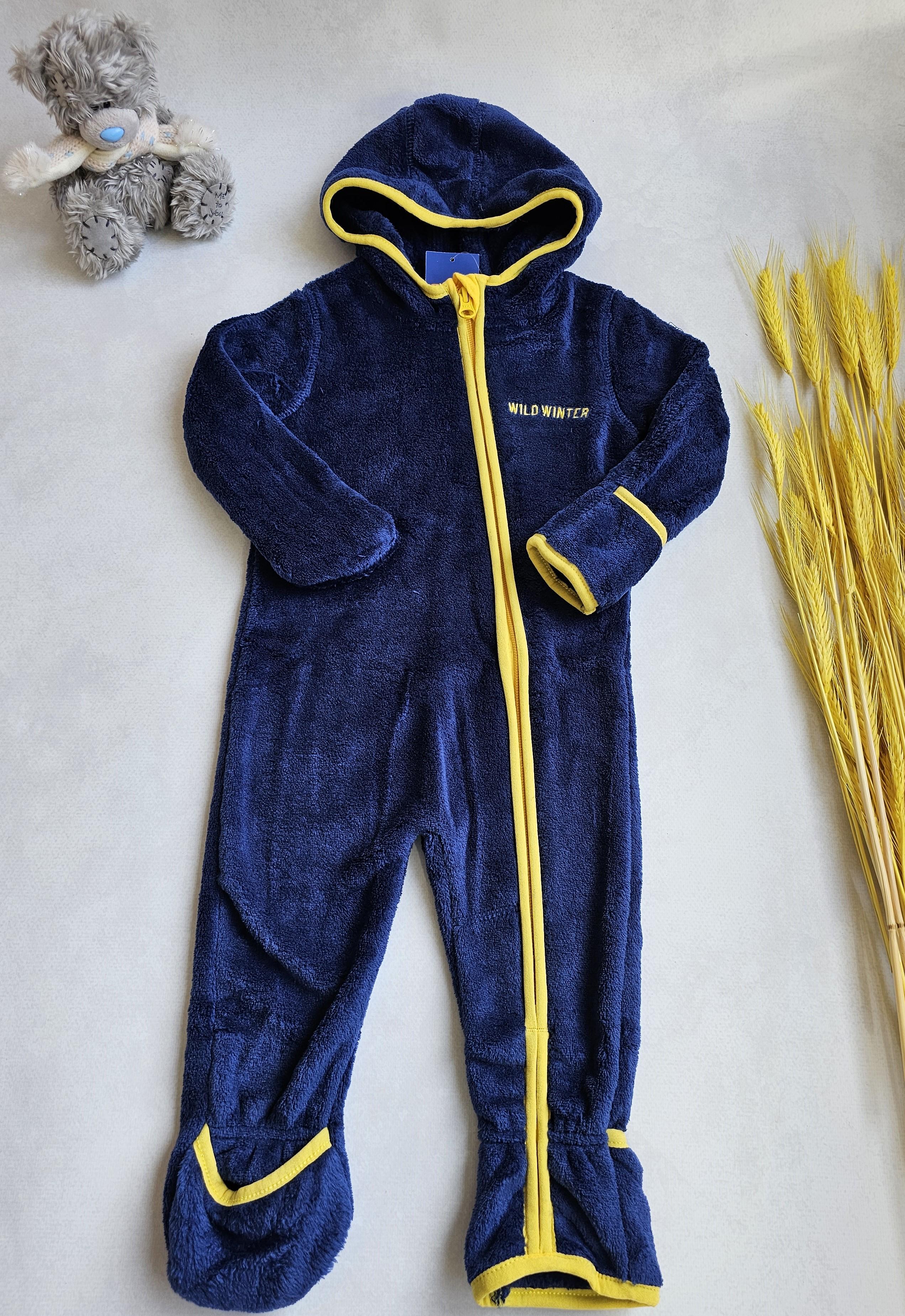 Комбинезон-ромпер детский Lupilu флисовый 86-92 см (582452) Комбинезон-ромпер детский Lupilu флисовый 86-92 см (582452)