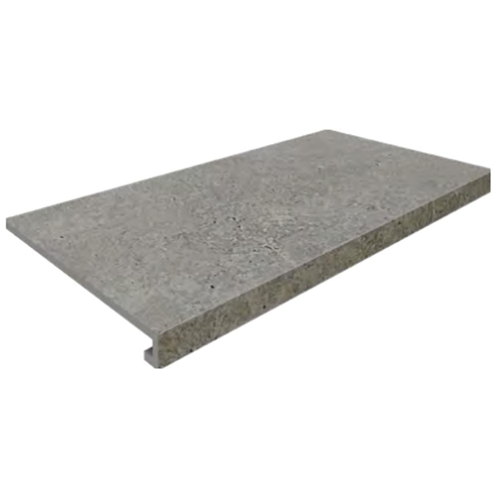 Ступенька из керамогранита Gptu 607 Grey Steptread Kapinos серая 8x598x318 мм (004660) Ступенька из керамогранита Gptu 607 Grey Steptread Kapinos серая 8x598x318 мм (004660)