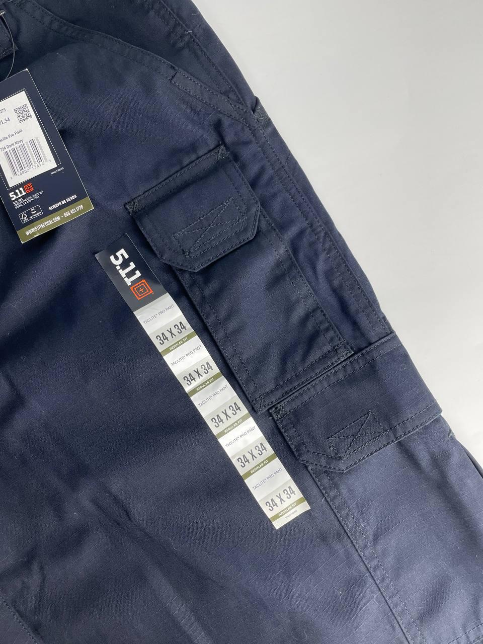 Штани чоловічі 5.11 Tactical Taclite Pro Pants р. 34х34 Dark Navy - фото 4