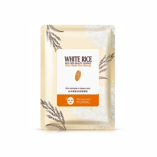 Маска тканевая для лица Rorec White Rice Skin Beauty Mask с экстрактом ферментированного риса 30 мл (27301917)