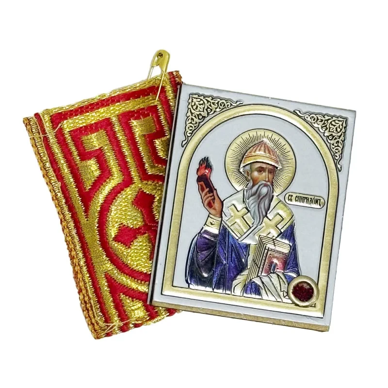 Ікона Святий Спиридон з філахто та ладанкою (213012489)
