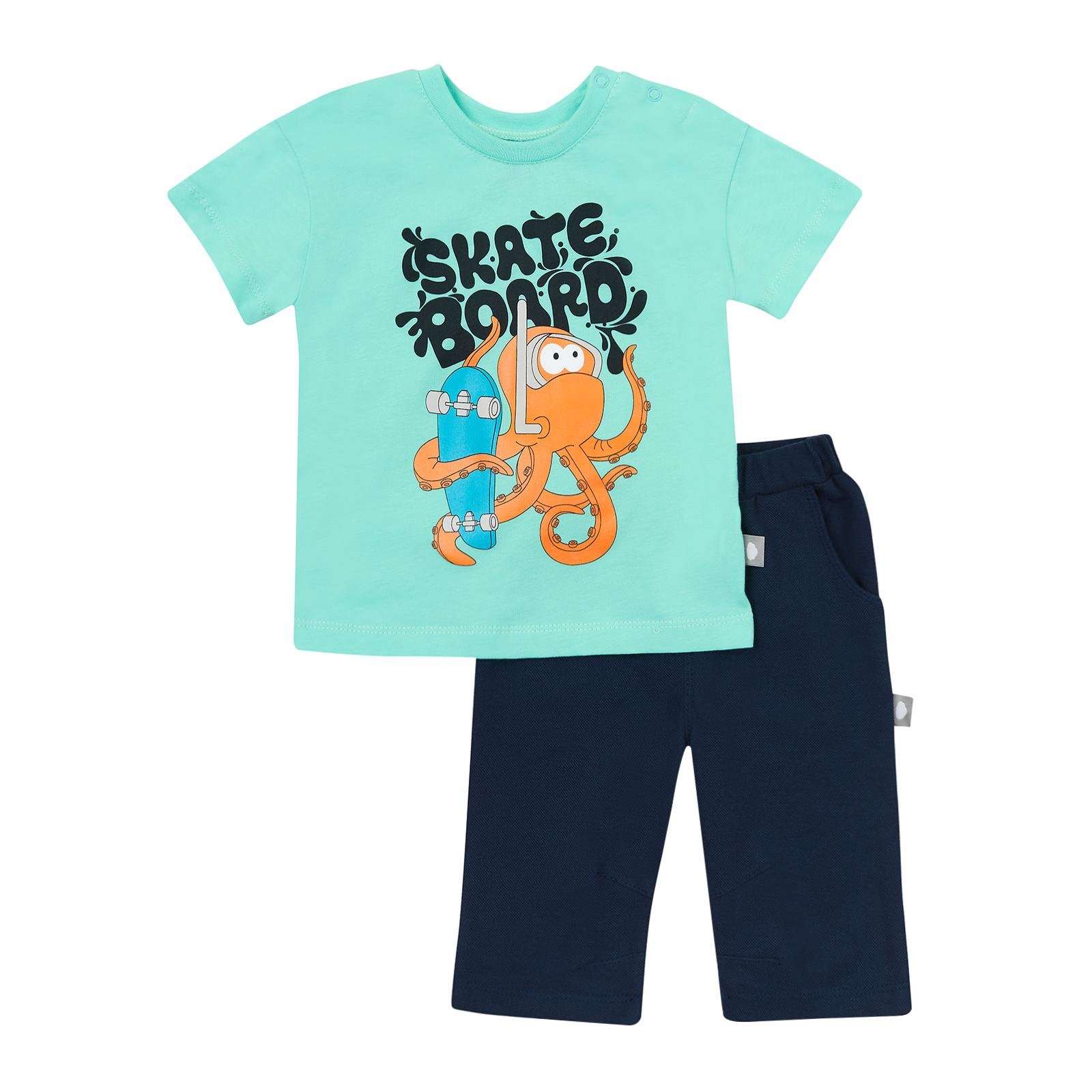 Футболка та бриджі ЛяЛя р. 80 Ментол (К3КЛ015)