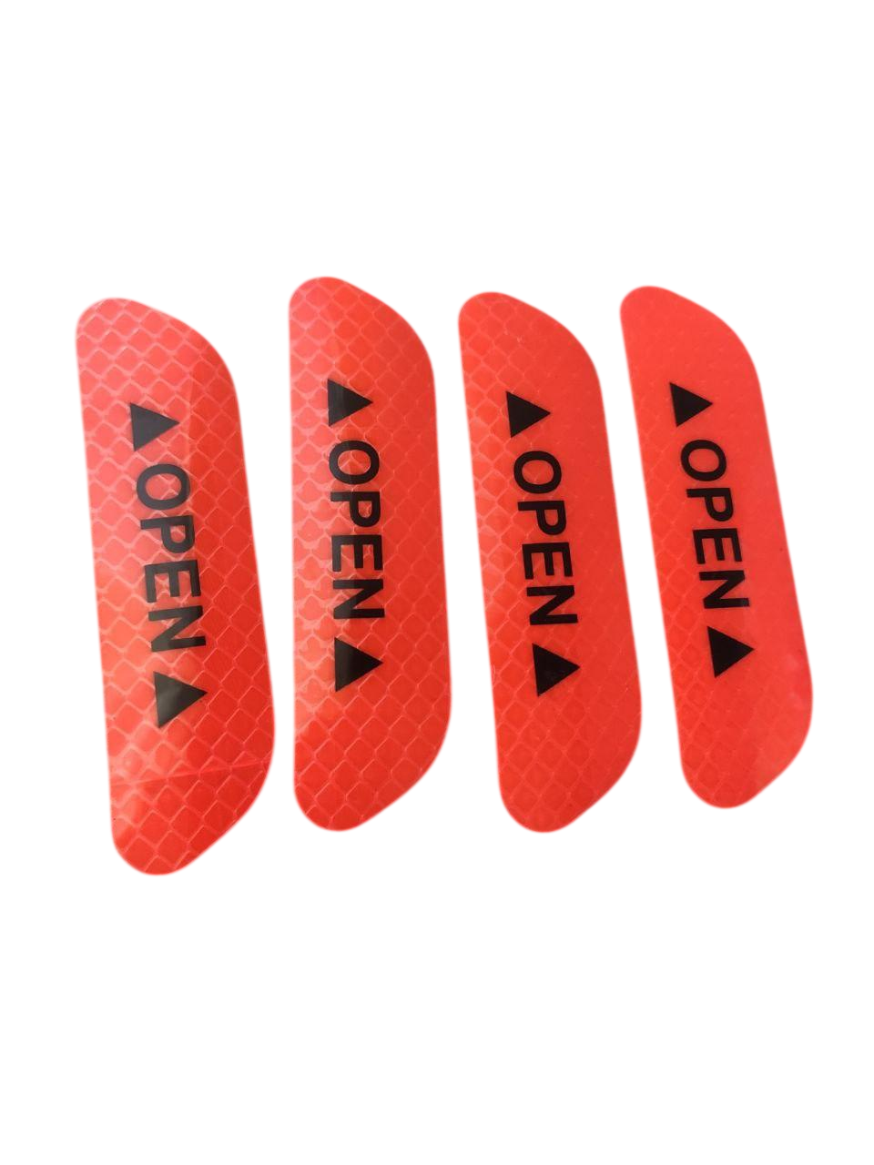 Наклейка в автомобільна "open" 4 шт. Помаранчевий (1591293324)