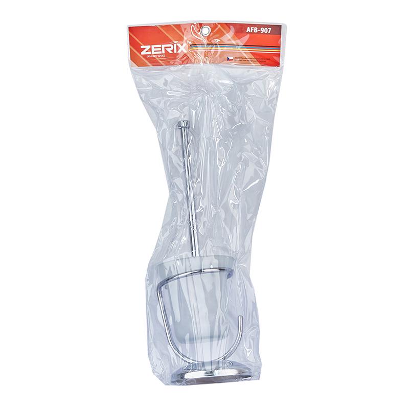 Щетка для унитаза Zerix AFB-907 напольная стеклянная (ZX5075) - фото 4 Щетка для унитаза Zerix AFB-907 напольная стеклянная (ZX5075) - фото 4