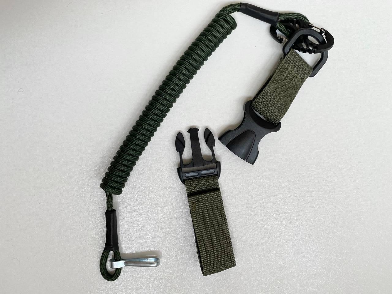 Шнур страховочный-тренчик 50 см Олива (12519359) - фото 2 Шнур страховочный-тренчик 50 см Олива (12519359) - фото 2