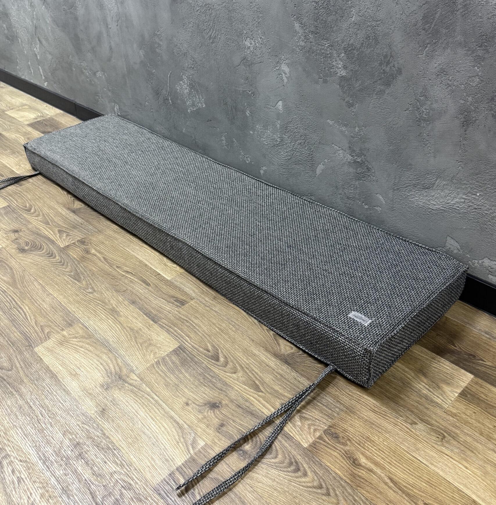Матрас Comfort Home на подоконник/каркасы/поддоны/садовая мебель рогожка 160х40х5 см