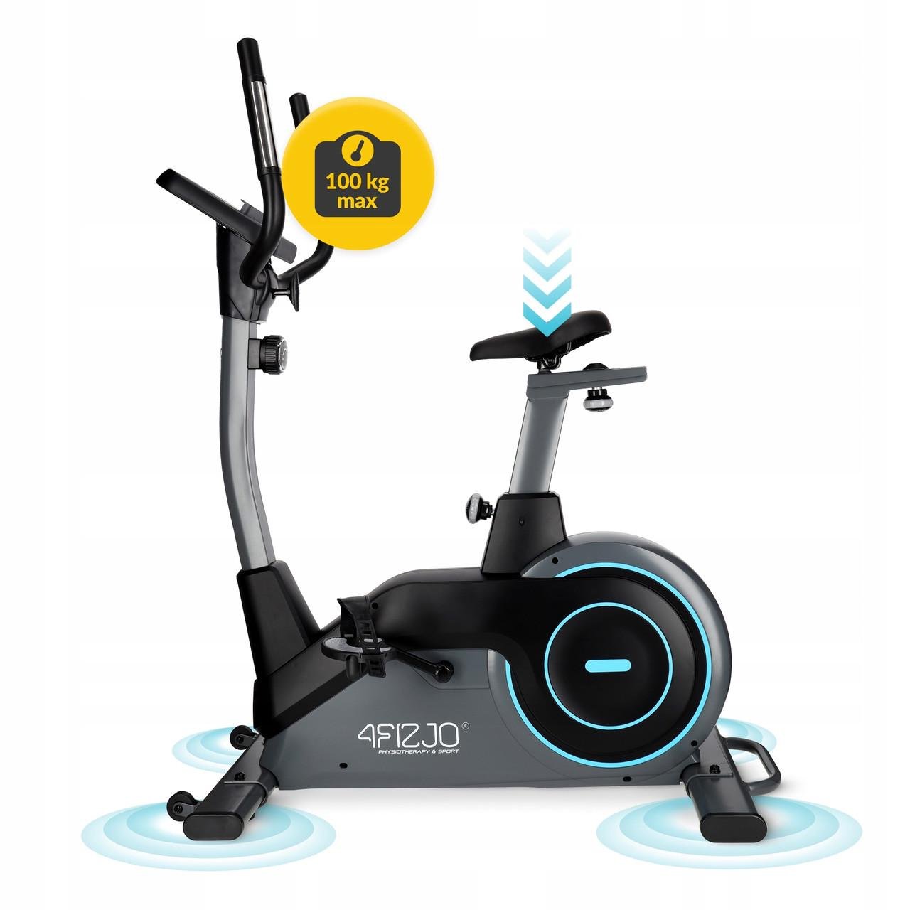 Велотренажер магнитный 4fizjo Pro+ Black/Blue (P-5905973401630) - фото 7 Велотренажер магнитный 4fizjo Pro+ Black/Blue (P-5905973401630) - фото 7