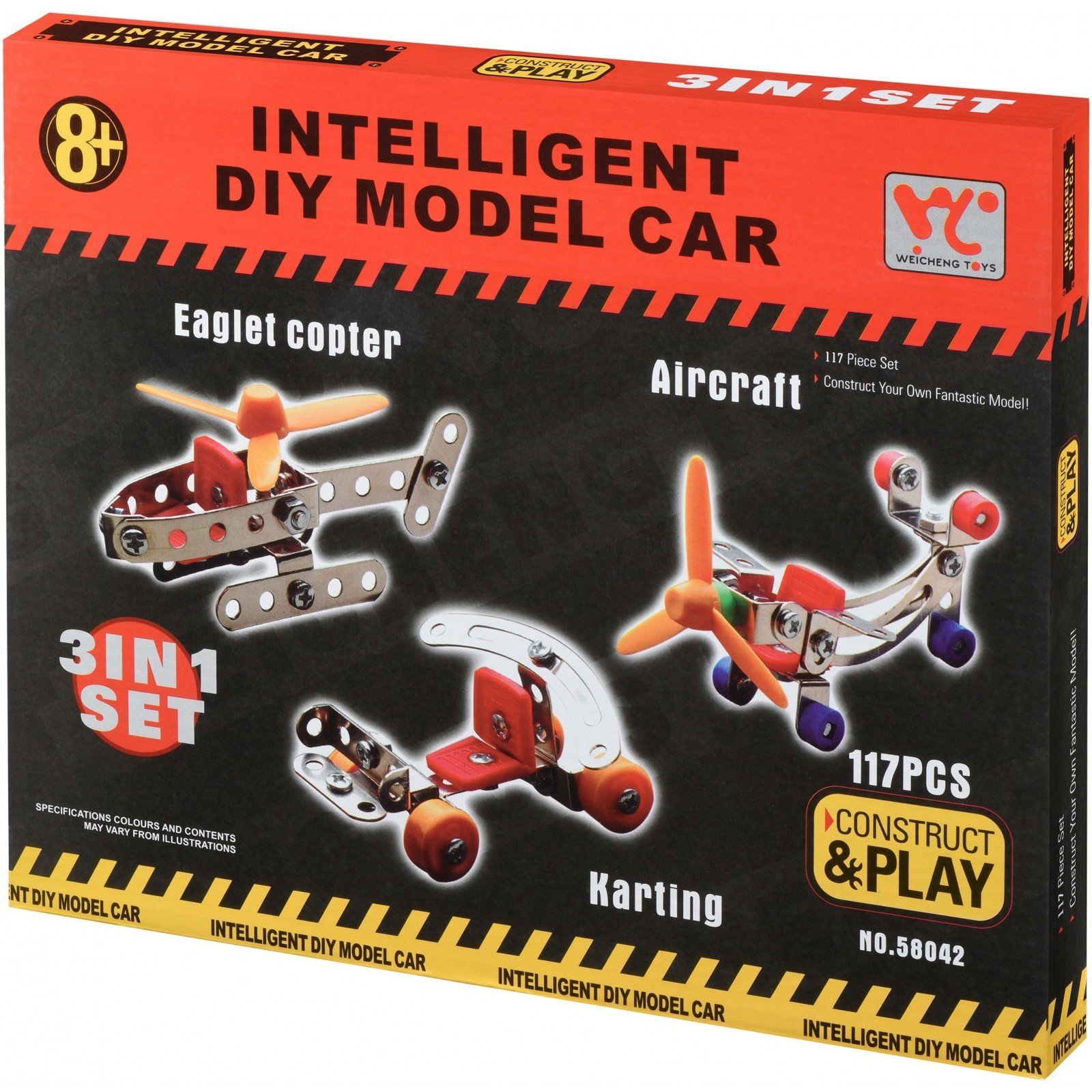 Конструктор Same Toy Intelligent DIY Model Car 3в1 (58042Ut) - фото 1