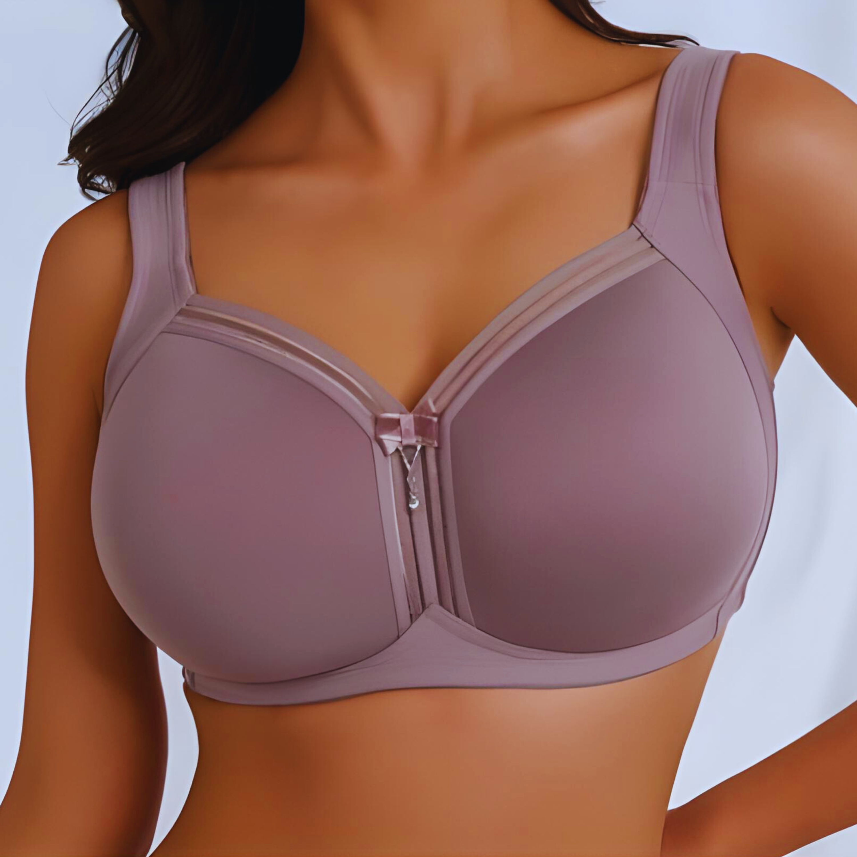 Бюстгальтер без кісточок Lanny Mode тонкий гладкий 80D Пудровий (8250)