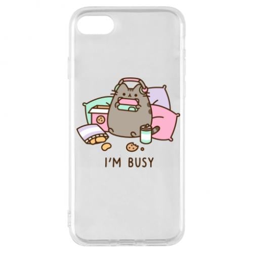 Чехол для iPhone 7 Pusheen I'm Busy