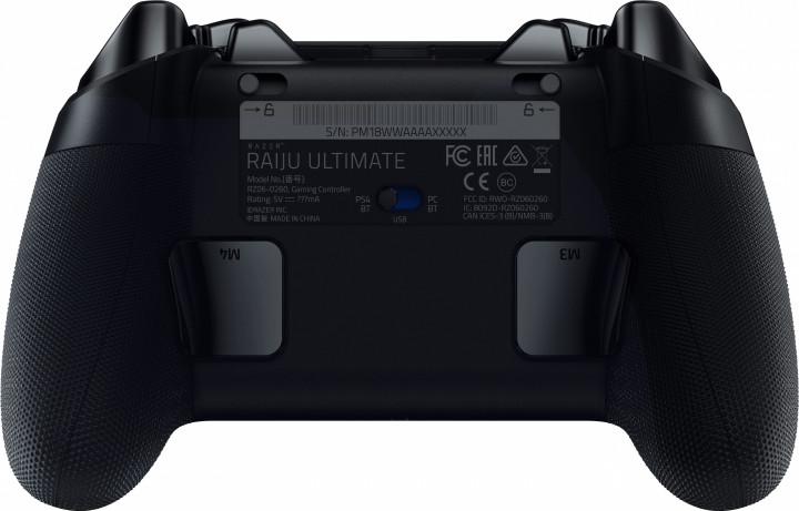 Геймпад Razer Raiju Ultimate для PlayStation 4 Чорний (RZ06-02600300-R3G1) - фото 5