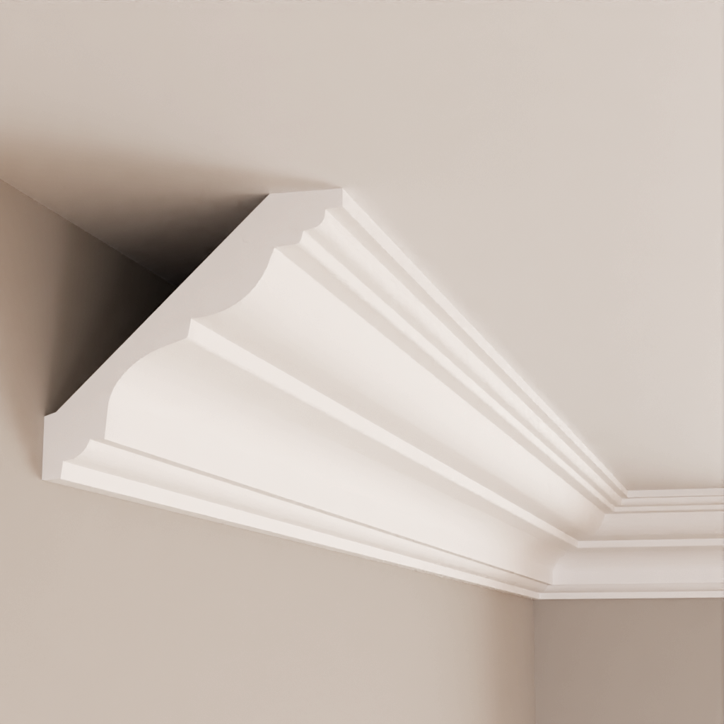 Карниз полиуретановый Gaudi Decor P 202 98x100x2000 мм (25409048)