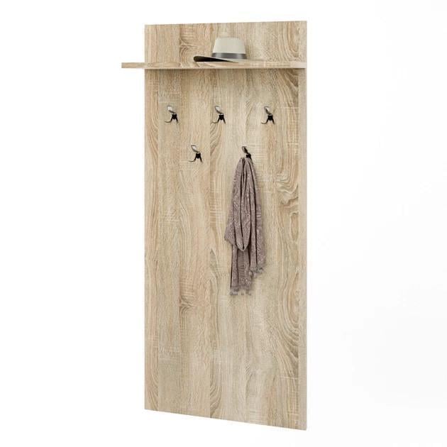Вішак на стіну Еверест Соната-600 60х20х130 см Дуб сонома (ЕВ20233) - фото 2 Вішак на стіну Еверест Соната-600 60х20х130 см Дуб сонома (ЕВ20233) - фото 2