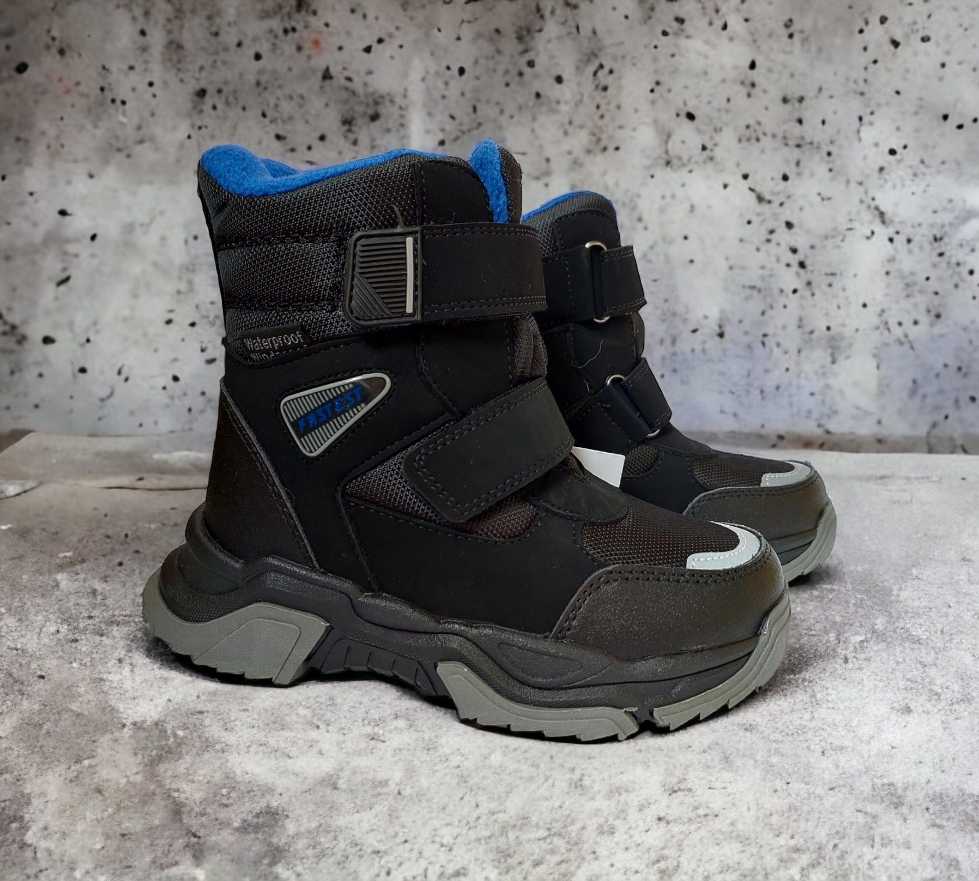 Ботинки зимние TOM.M 10430A р. 29 Черный-синий