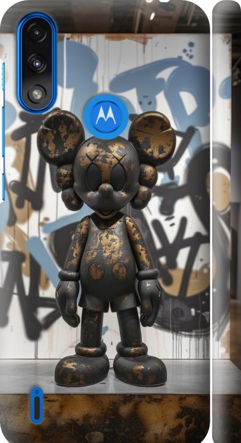 Чехол на Motorola E7 Power Bronze kaws v2 (6098m-2284-42517)