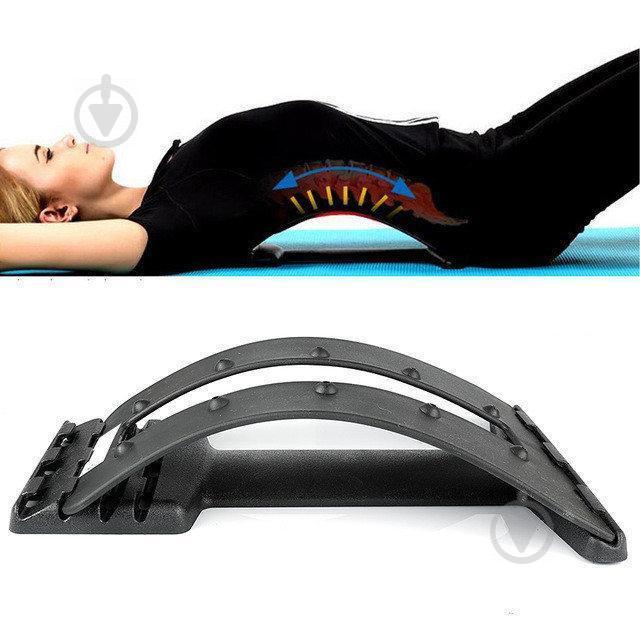 Масажер-місток для спини HLV Magic Back Support 6753 Black - фото 4