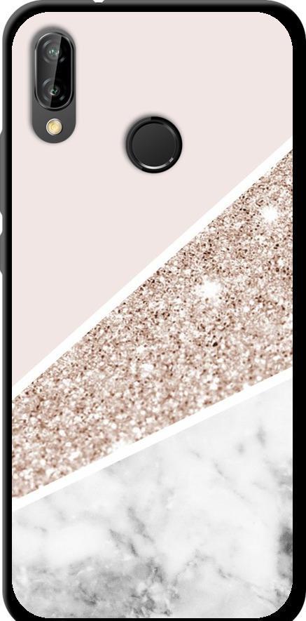 Чехол на Huawei P20 Lite Пастельный мрамор (4342b-1410-42517)