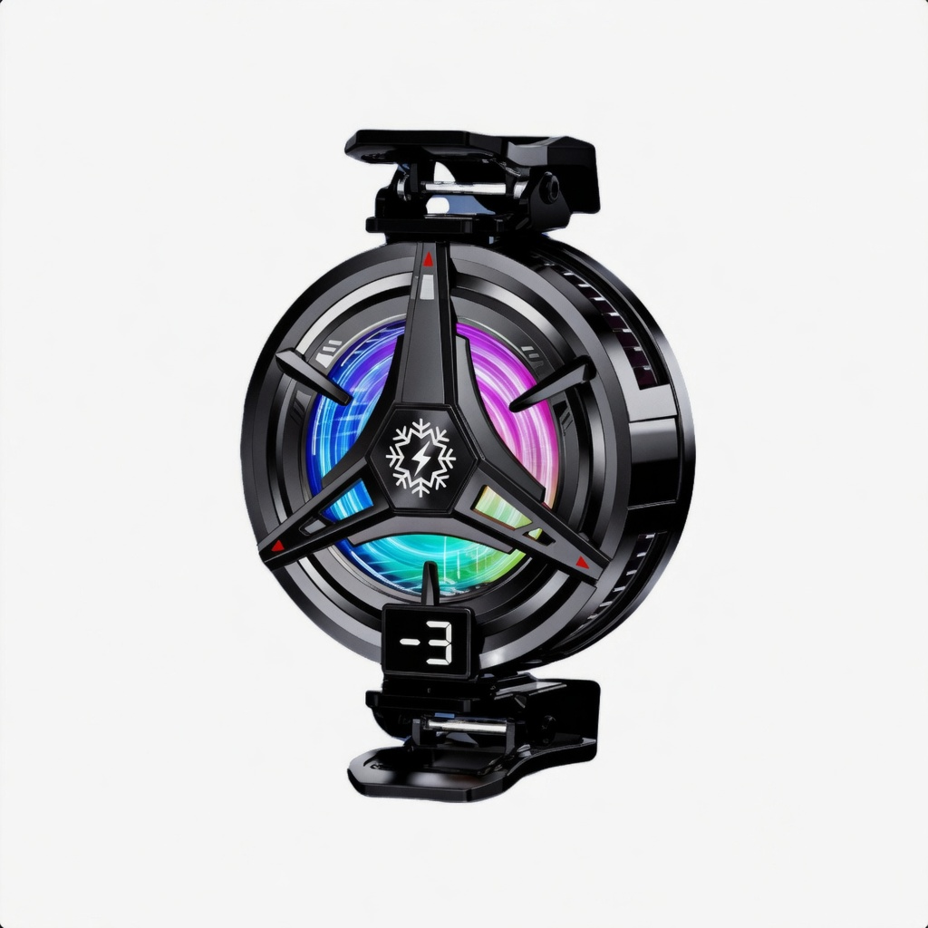 Кулер для телефона TL07 с радиатором и RGB подсветкой с цифровым дисплеем и 3 режимами (N-038) Кулер для телефона TL07 с радиатором и RGB подсветкой с цифровым дисплеем и 3 режимами (N-038)