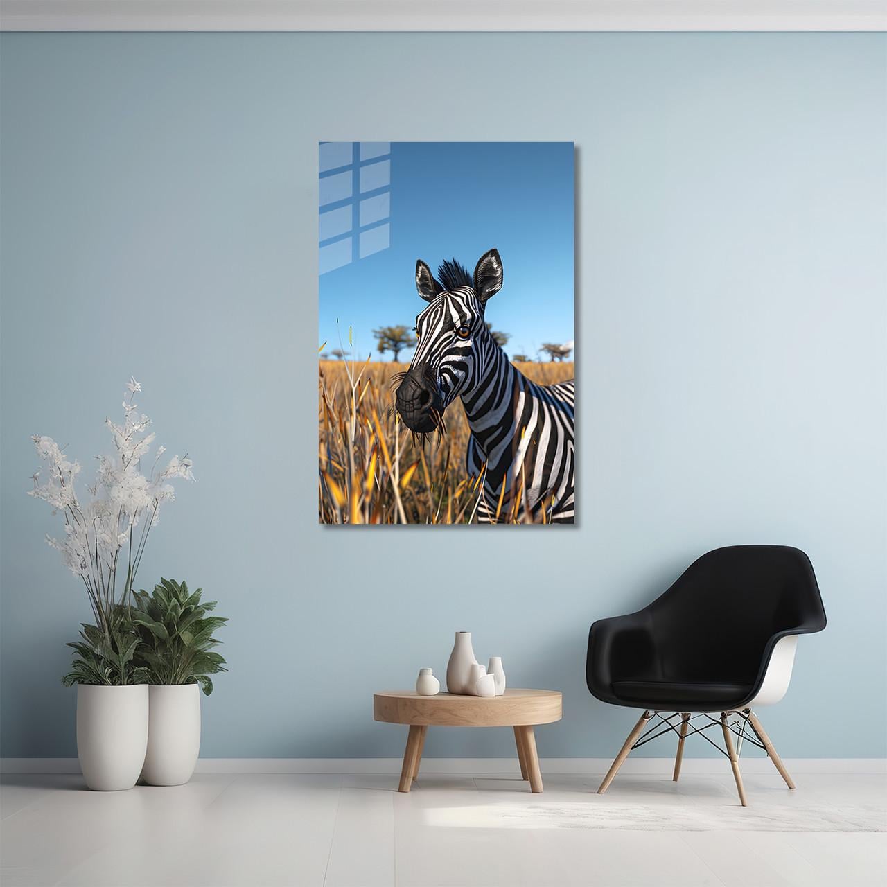 Картина на склі NovellaPrint Смугаста гармонія 80х120 см (476.4)