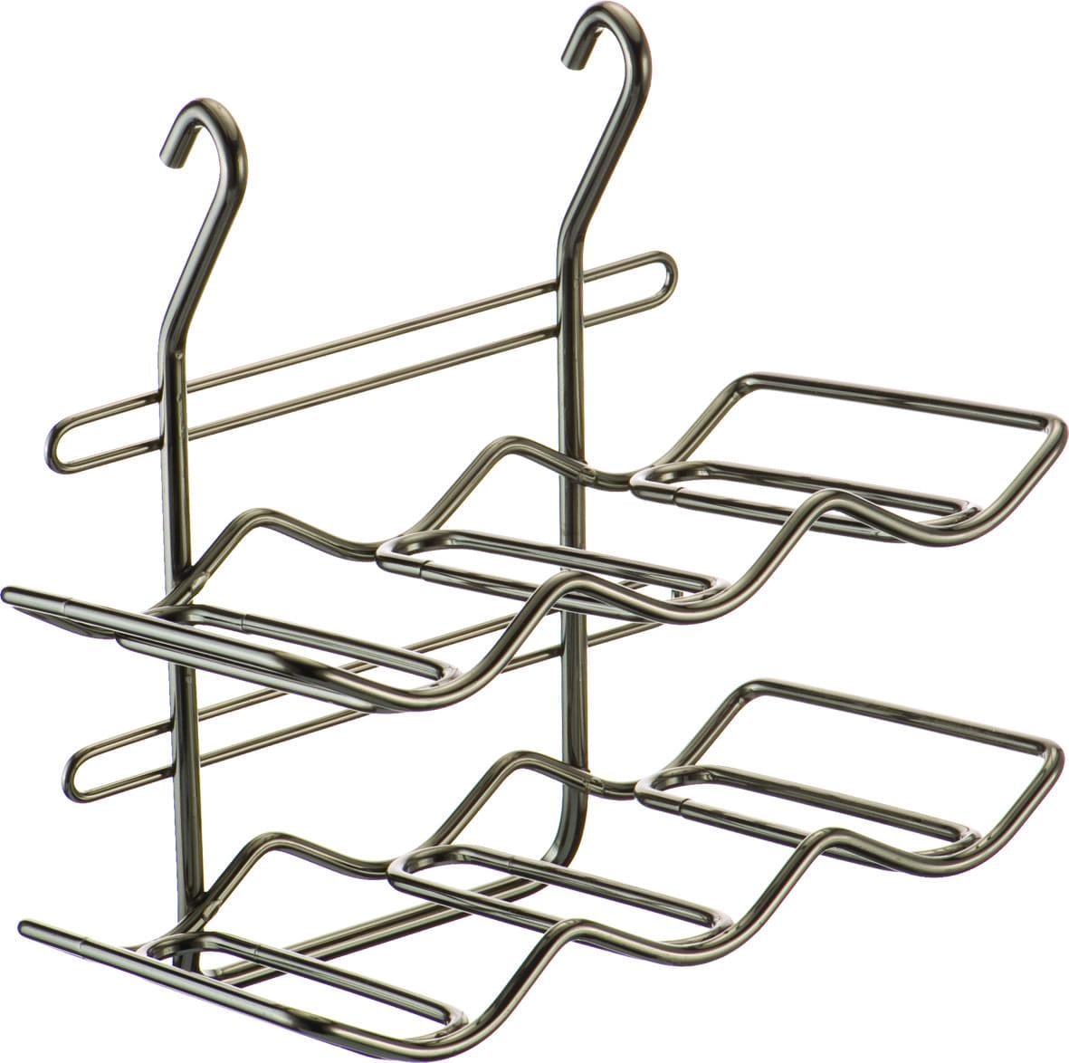 Полка на рейлинг Lemi для бутылок Черный никель (31807)