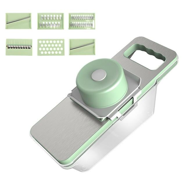 Овочерізка багатофункціональна VegeTable Cutter 6в1 з змінними насадками та контейнером (16481)