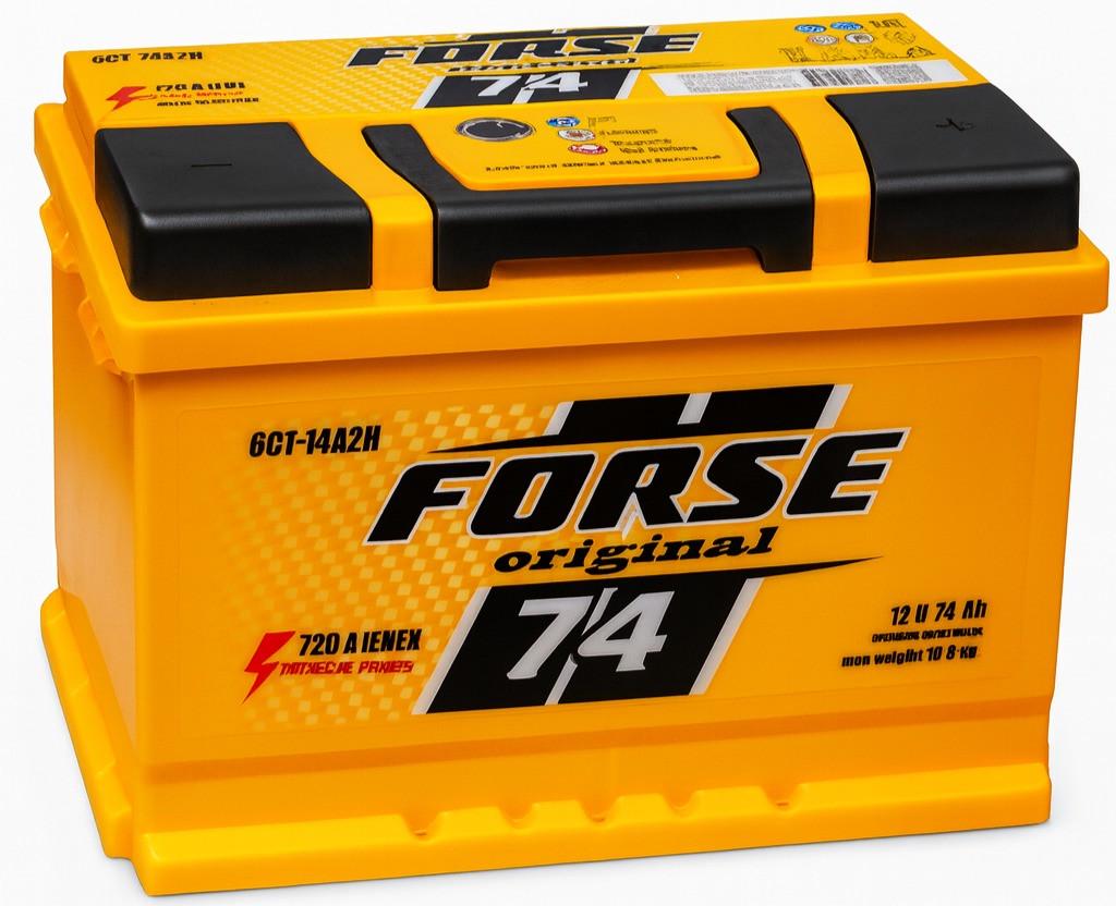 Аккумулятор автомобильный Forse 74Ah 720A R+ (906102)