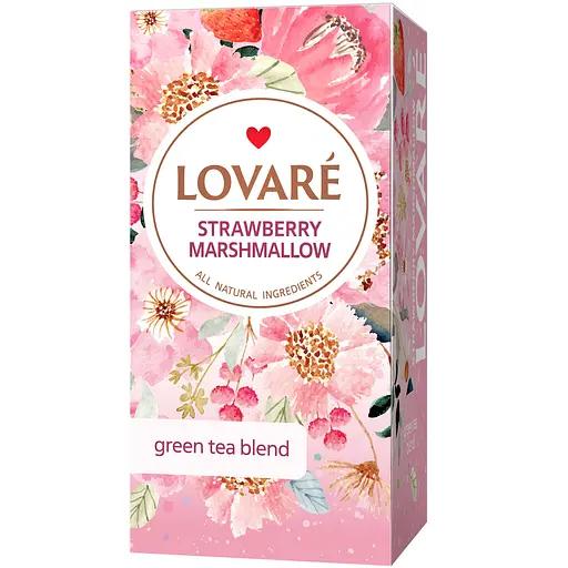 Чай Lovare клубничный зефир 24 пакетика (lov1060) Чай Lovare клубничный зефир 24 пакетика (lov1060)