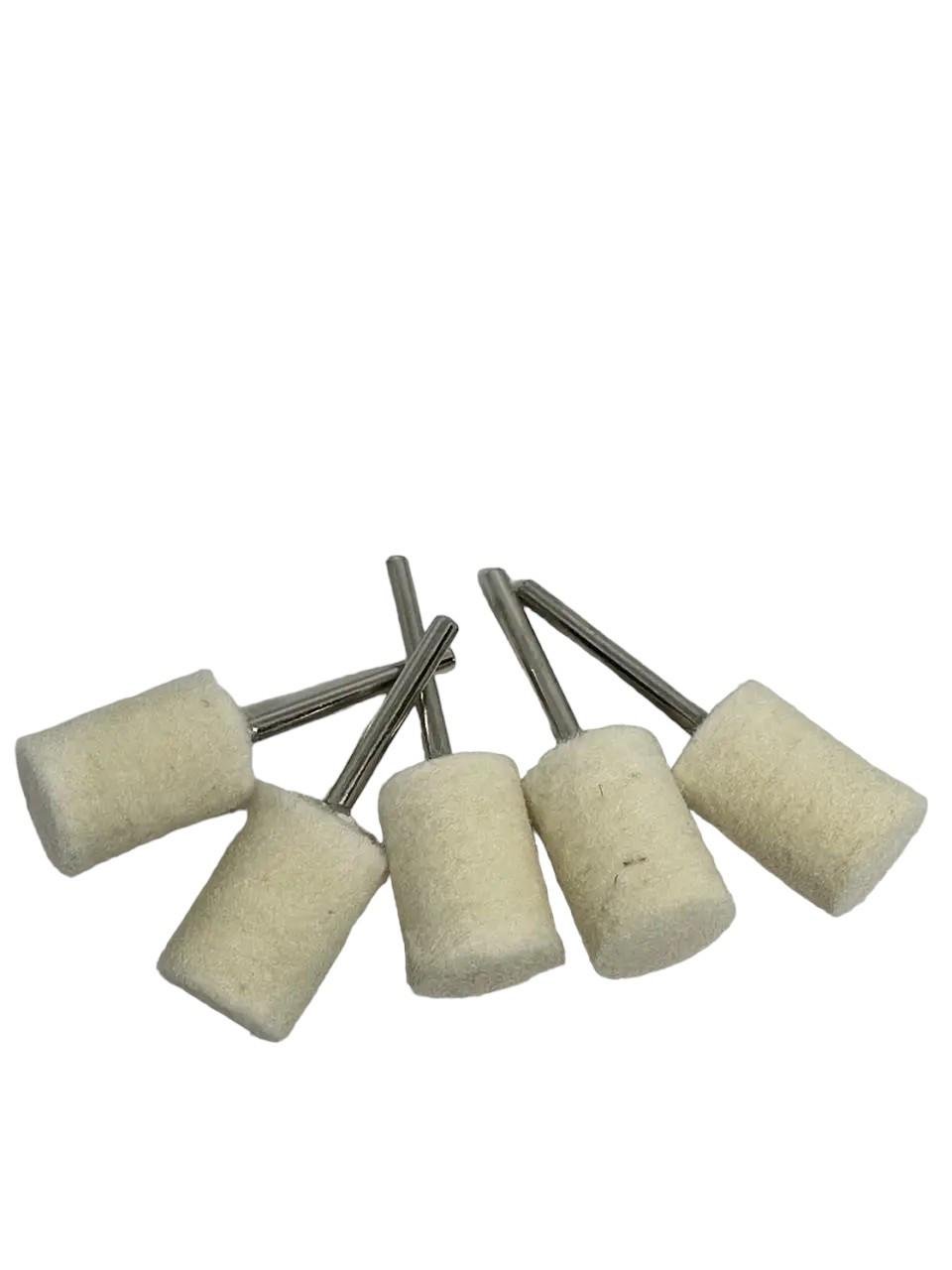 Набір насадок повстяних Dremel для дриля/бормашинки/гравер 16 мм 5 шт.