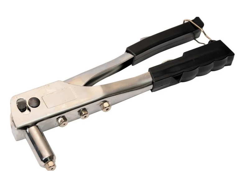 Пістолет для заклепок MasterTool хромований 250 мм (21-0707)