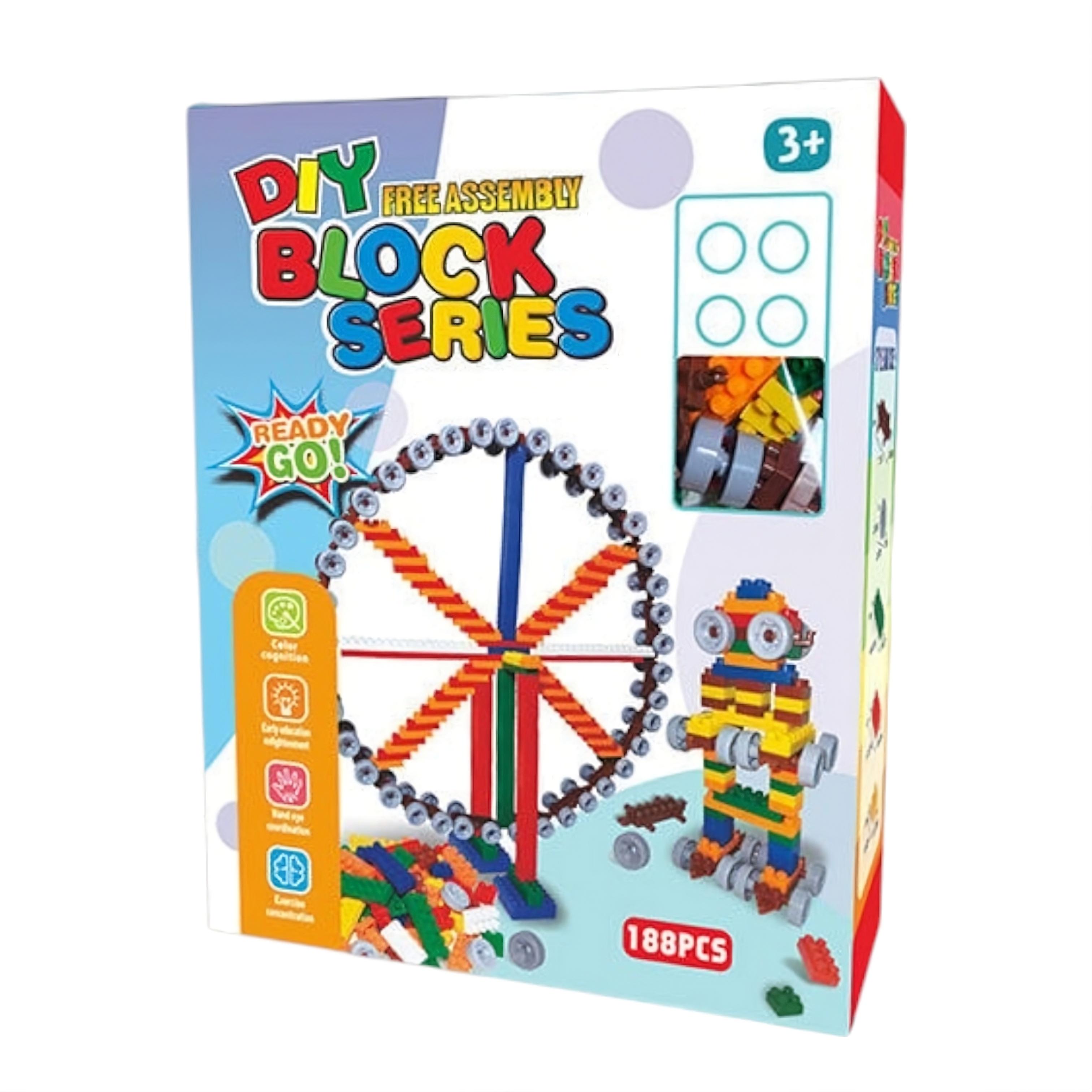 Конструктор 336-9 с колесами от 6 лет 188 дет. (28598652)