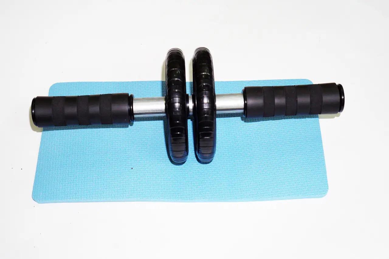 Колесо гимнастическое двойное Double Wheel ABS Health Abdomen Round тренировочное для мышц (2079257912) - фото 4