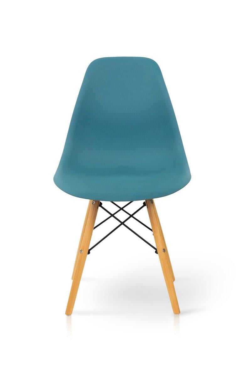 Стілець кухонний Мікс Меблі Смайл Аквамарин/ніжки Бук - фото 2 Стілець кухонний Мікс Меблі Смайл Аквамарин/ніжки Бук - фото 2