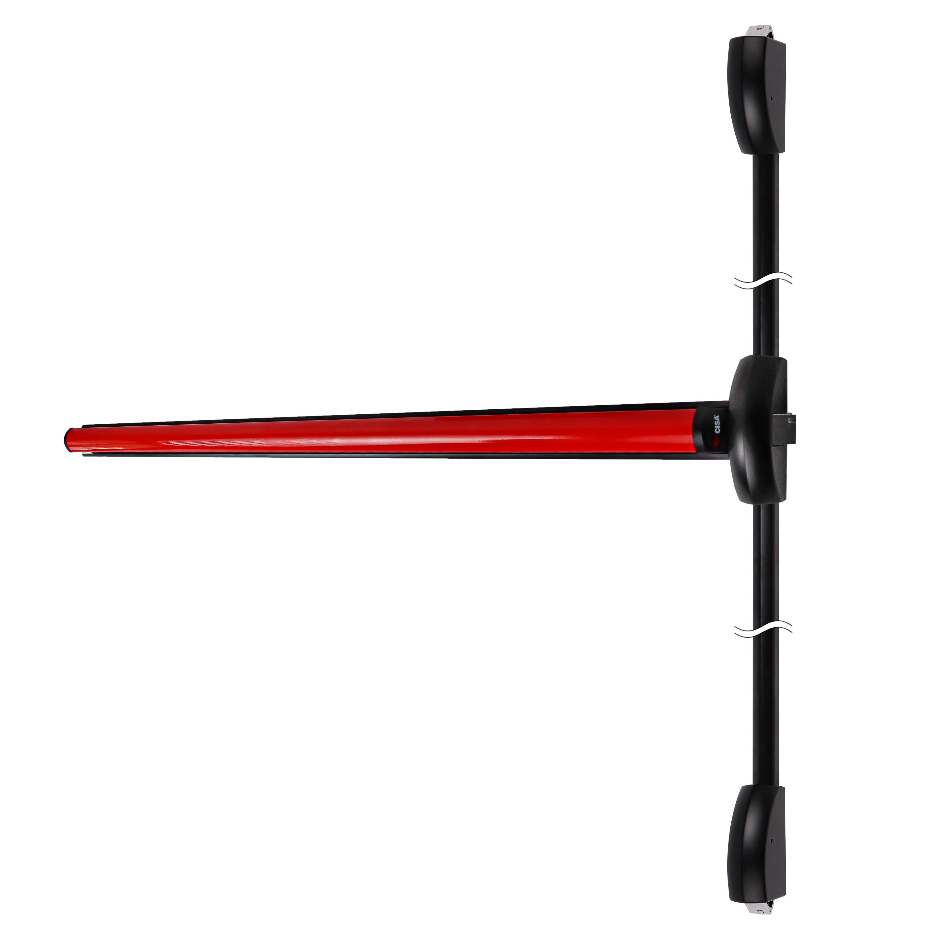 Антипаника накладная CISA Fast Touch 59811.10 модульная 3-точечная Красный/Черный