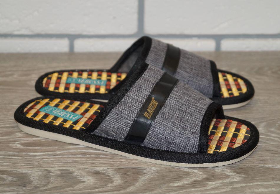 Тапочки комнатные Plaazzo 40/41 р. 26,5 см Черный (30344-4041)