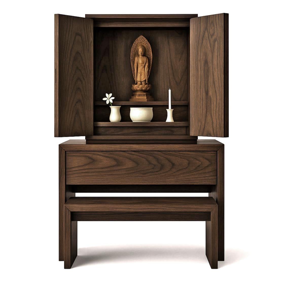 Алтарь для медитации из дерева Иршата Сепия (ЛАТ-013008)