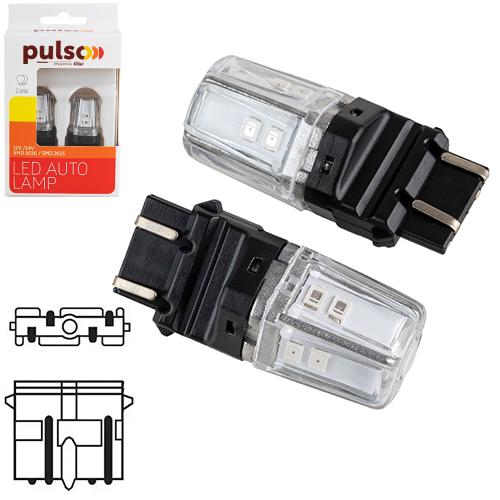Лампа PULSO/габаритная/LED 3157/W2.5x16q/12SMD-2835/9-36v/120/50 лм (LP-66315R) - фото 2 Лампа PULSO/габаритная/LED 3157/W2.5x16q/12SMD-2835/9-36v/120/50 лм (LP-66315R) - фото 2