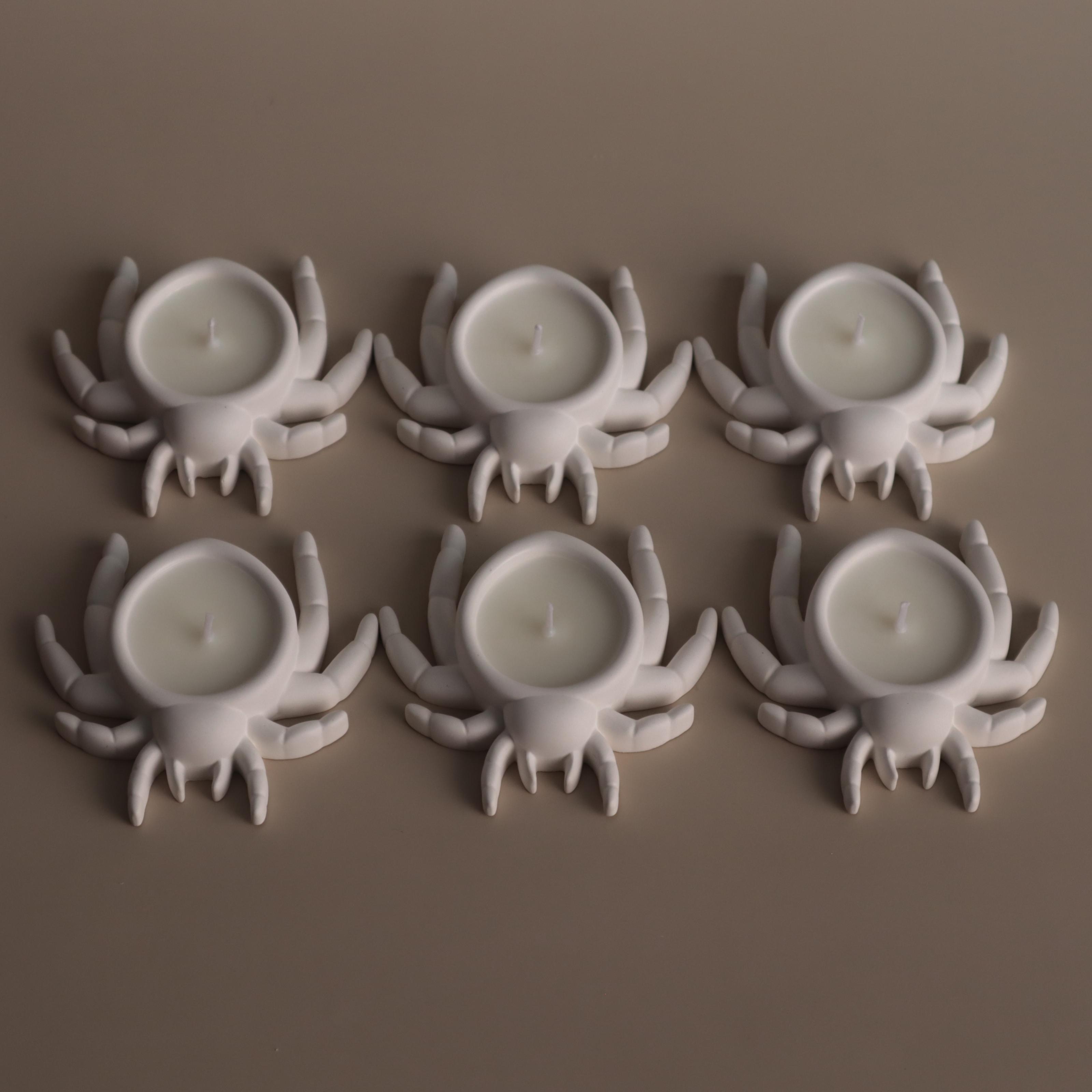 Подарунковий набір чайних аромасвічок Wax Harmony Ваніль Павук 15 г Білий (3000461)