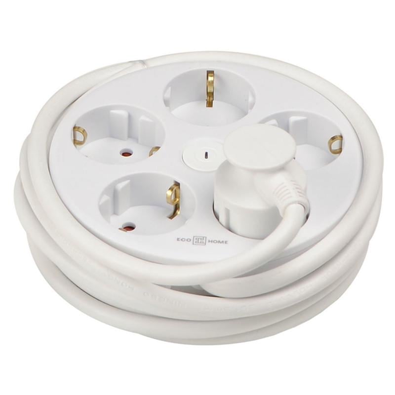 Фільтр-подовжувач мережевий АСКО-УКРЕМ Ornat 5 гнізд 5 м з з/к з вимикачем (ECO019001014) Фільтр-подовжувач мережевий АСКО-УКРЕМ Ornat 5 гнізд 5 м з з/к з вимикачем (ECO019001014)