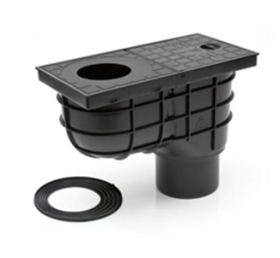 Дождеприемник MCH пластиковый вертикальное подключение ⌀ 110 мм (325Е)